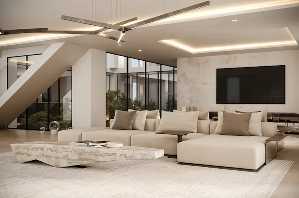 Impressive newly built sky villa with spectacular sea views and a private swimming pool in El Madroñal, Benahavis