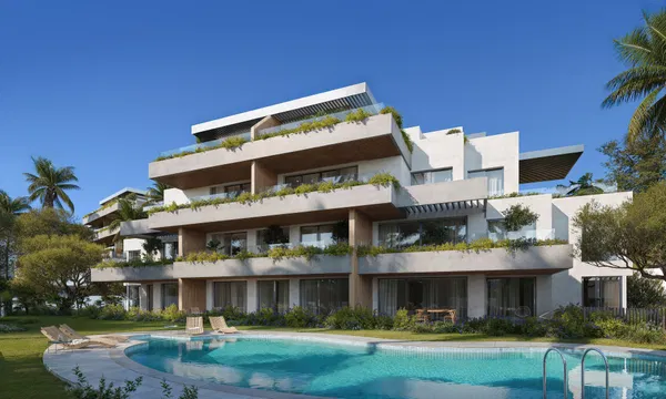 Duplex penthouse with panoramic sea-view terraces in the prestigious El Higuerón development