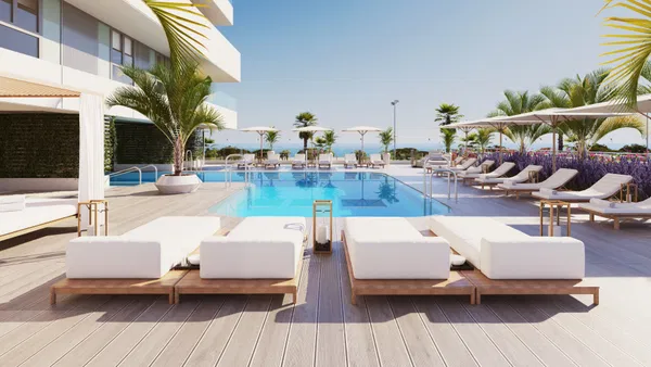 Elite architecture by the sea: duplex penthouse with rooftop pool, West Málaga