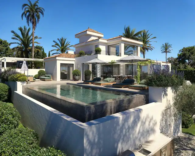 Charming Scandinavian-French style villa project with panoramic views in Nueva Andalucia