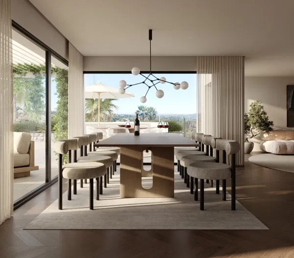 Charming Scandinavian-French style villa project with panoramic views in Nueva Andalucia