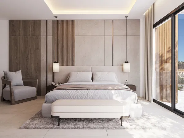 Contemporary luxury apartment with a private pool and sea views, Málaga East