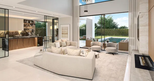 New villa project on the New Golden Mile in Bel Air, featuring a contemporary and elegant style