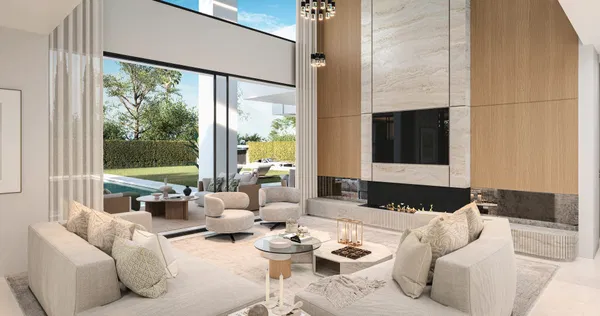 New villa project on the New Golden Mile in Bel Air, featuring a contemporary and elegant style