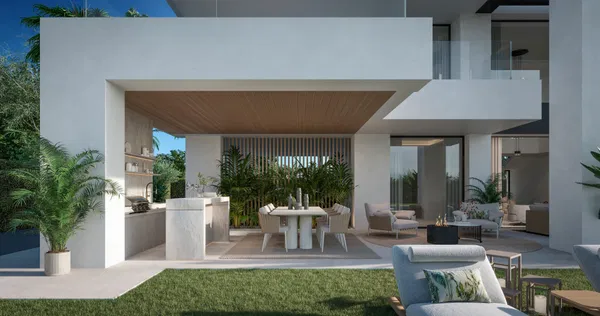 New villa project on the New Golden Mile in Bel Air, featuring a contemporary and elegant style