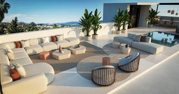 New villa project on the New Golden Mile in Bel Air, featuring a contemporary and elegant style