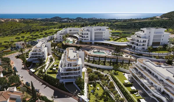 Luxury apartment with Panoramic Golf and Sea Views in Mijas, Málaga