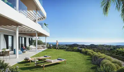 Luxury apartment with Panoramic Golf and Sea Views in Mijas, Málaga
