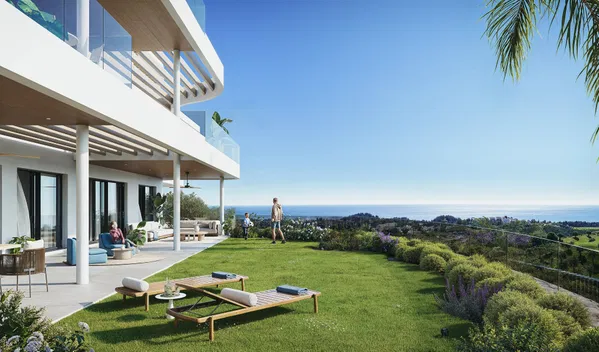 Luxury apartment with Panoramic Golf and Sea Views in Mijas, Málaga