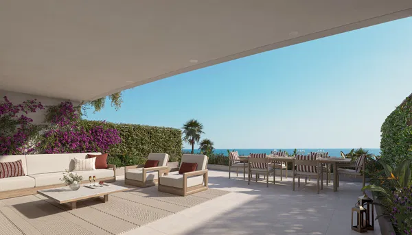 Luxury Ground Floor apartment with private garden  and sea views, Benalmadena Costa
