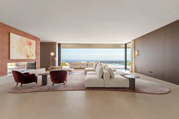 Impressive panoramic sea view villa in El Herrojo Alto, Benahavís