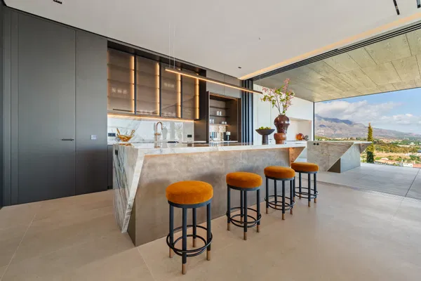 Impressive panoramic sea view villa in El Herrojo Alto, Benahavís