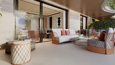 Boutique residences steps from Puente Romano by Bentley designed interiors