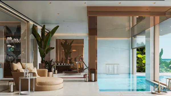 An iconic custom residence featuring Versace home design in Ocho de Oro, Marbella