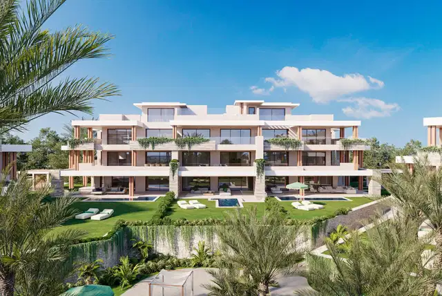 Spectacular residence from a new beachfront project in Estepona