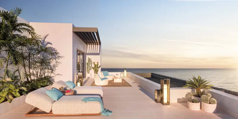 Modern Penthouse with exceptional views of the mediterranean cost near Nerja
