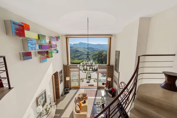 Villa La Mandaluz, a unique and inspiring home where art and architecture converse, surrounded by protected countryside in Ronda, Málaga