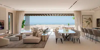 Sky villa penthouse with breathtaking views in Benahavís