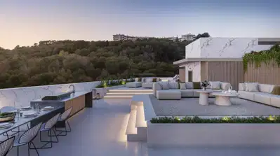 Modern penthouse with stunning views in Pedregalejo Morlaco, Málaga East