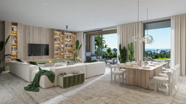 Villa off plan in a new exclusive development with views of the Mediterranean on the new Golden Mile, Estepona
