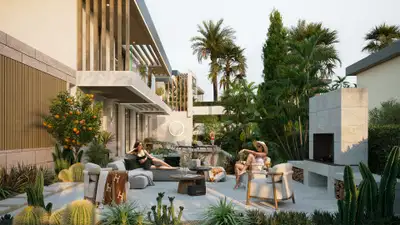 Villa off plan in a new exclusive development with views of the Mediterranean on the new Golden Mile, Estepona