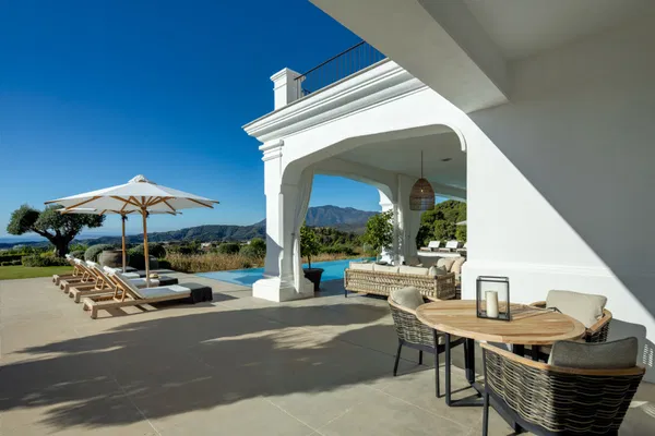 Exclusive mansion with panoramic views of the sea and coastline at Marbella Golf Club Resort, Benahavís