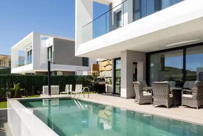 Modern villa with open golf views in Valle Romano, Estepona West