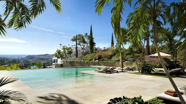 Contemporary new build sea view apartment in Cerrado del Águila, Mijas