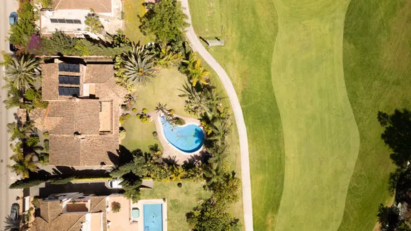 Traditional Andalusian frontline golf villa in Guadalmina Alta, Marbella