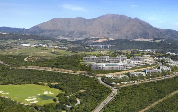 Refined branded penthouse with panoramic sea views in Finca Cortesín, Casares