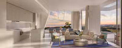 Refined branded penthouse with panoramic sea views in Finca Cortesín, Casares