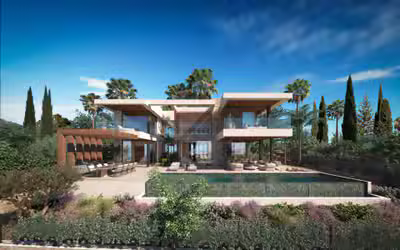 Prestigious villa project with sea and mountain views in La Carolina, Marbella Golden Mile