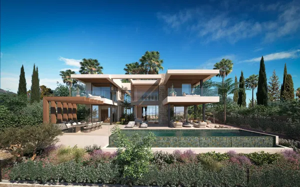 Prestigious villa project with sea and mountain views in La Carolina, Marbella Golden Mile