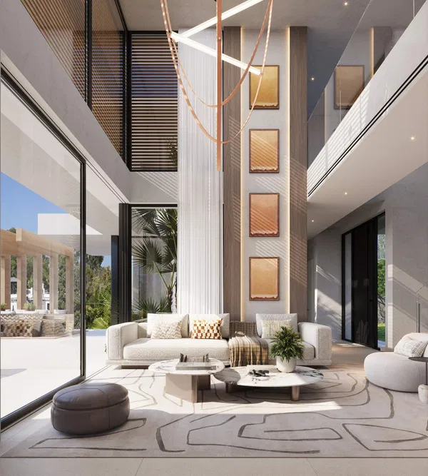 Prestigious villa project with sea and mountain views in La Carolina, Marbella Golden Mile