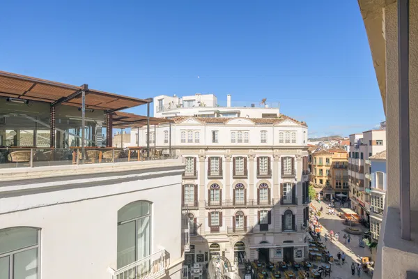 Urban elegance in Plaza del Siglo, Málaga Historic Centre