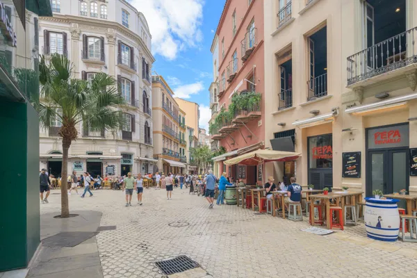 Urban elegance in Plaza del Siglo, Málaga Historic Centre