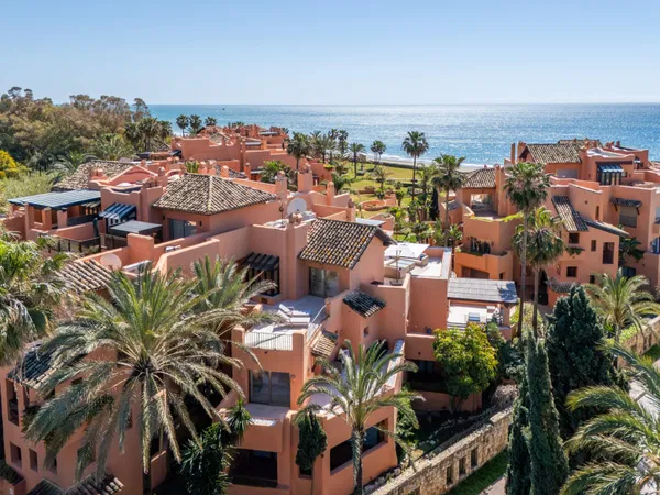 A beachfront penthouse designed around privacy and mediterranean living in La Morera, Marbella East