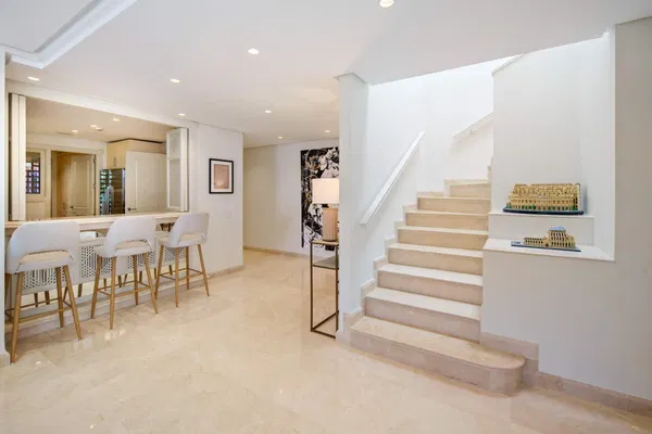A beachfront penthouse designed around privacy and mediterranean living in La Morera, Marbella East
