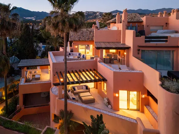 A beachfront penthouse designed around privacy and mediterranean living in La Morera, Marbella East