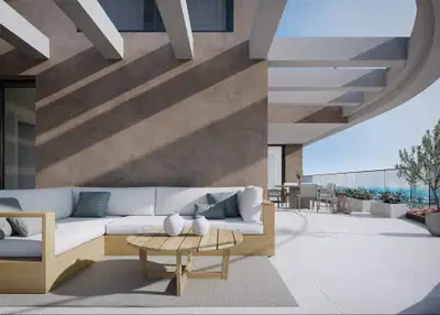 modern penthouse with sea views near the beach, Estepona, Málaga