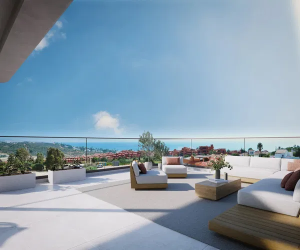 modern penthouse with sea views near the beach, Estepona, Málaga