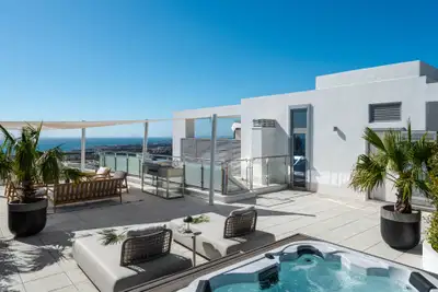 Contemporary four-bedroom property with private pool in an exclusive gated community, Sierra Blanca, Marbella