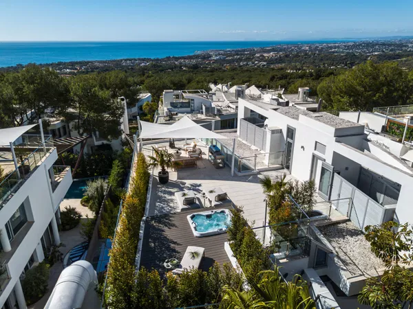 Contemporary four-bedroom property with private pool in an exclusive gated community, Sierra Blanca, Marbella