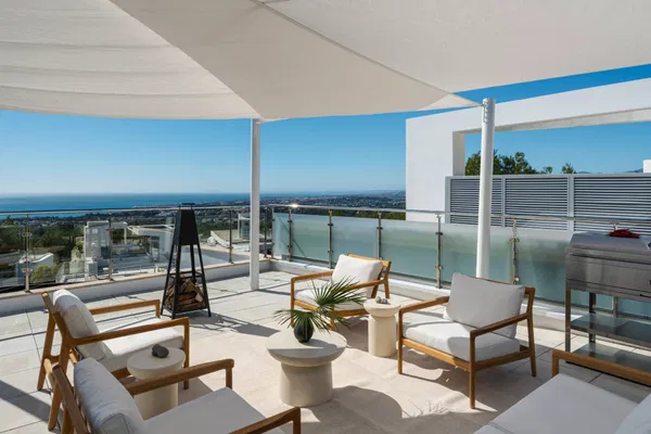 Contemporary four-bedroom property with private pool in an exclusive gated community, Sierra Blanca, Marbella