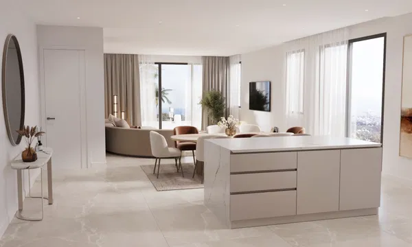 Spacious and bright apartment under plan in the New Golden Mile, Estepona