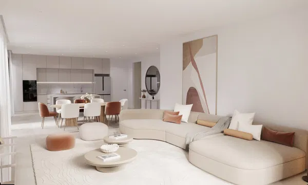Spacious and bright apartment under plan in the New Golden Mile, Estepona
