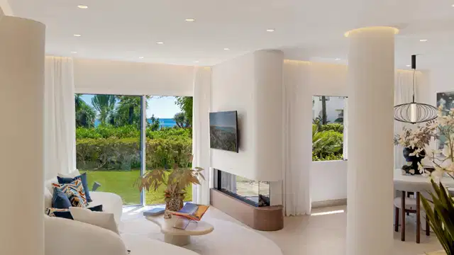 Beachfront contemporary apartment with refined Mediterranean living in Estepona, New Golden Mile