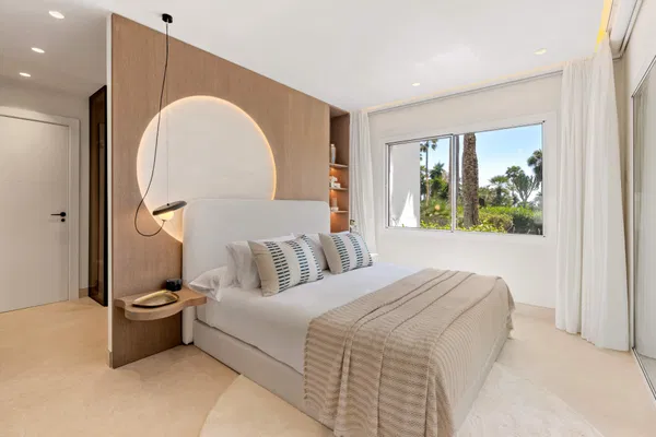 Beachfront contemporary apartment with refined Mediterranean living in Estepona, New Golden Mile