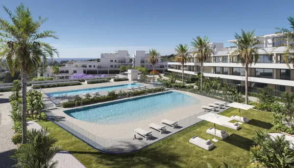 Off-plan apartment in a new development in the heart of the New Golden Mile, Estepona