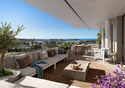 Off-plan apartment in a new development in the heart of the New Golden Mile, Estepona